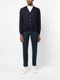 Fedeli wool button-fastening cardigan