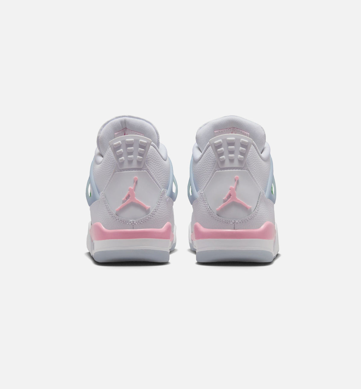 Air Jordan 4 Retro 'Medium Soft Pink' Grade School - White/Medium Soft Pink/Half Blue