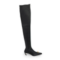 BLACK SWING CUISSARDES OVER THE KNEE BOOTS