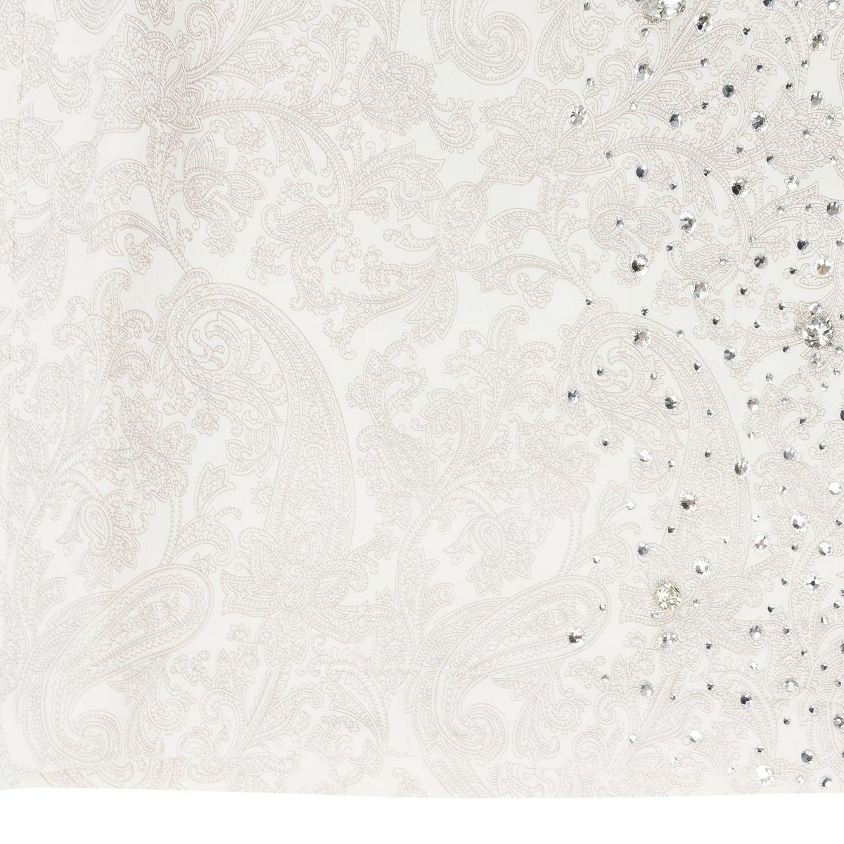 WHITE CASHEW BLOSSOM PEARL SWEATPANTS