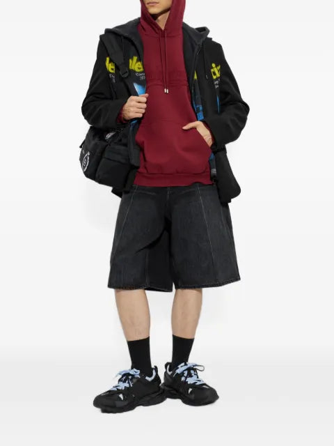 Balenciaga logo-embroidered hoodie