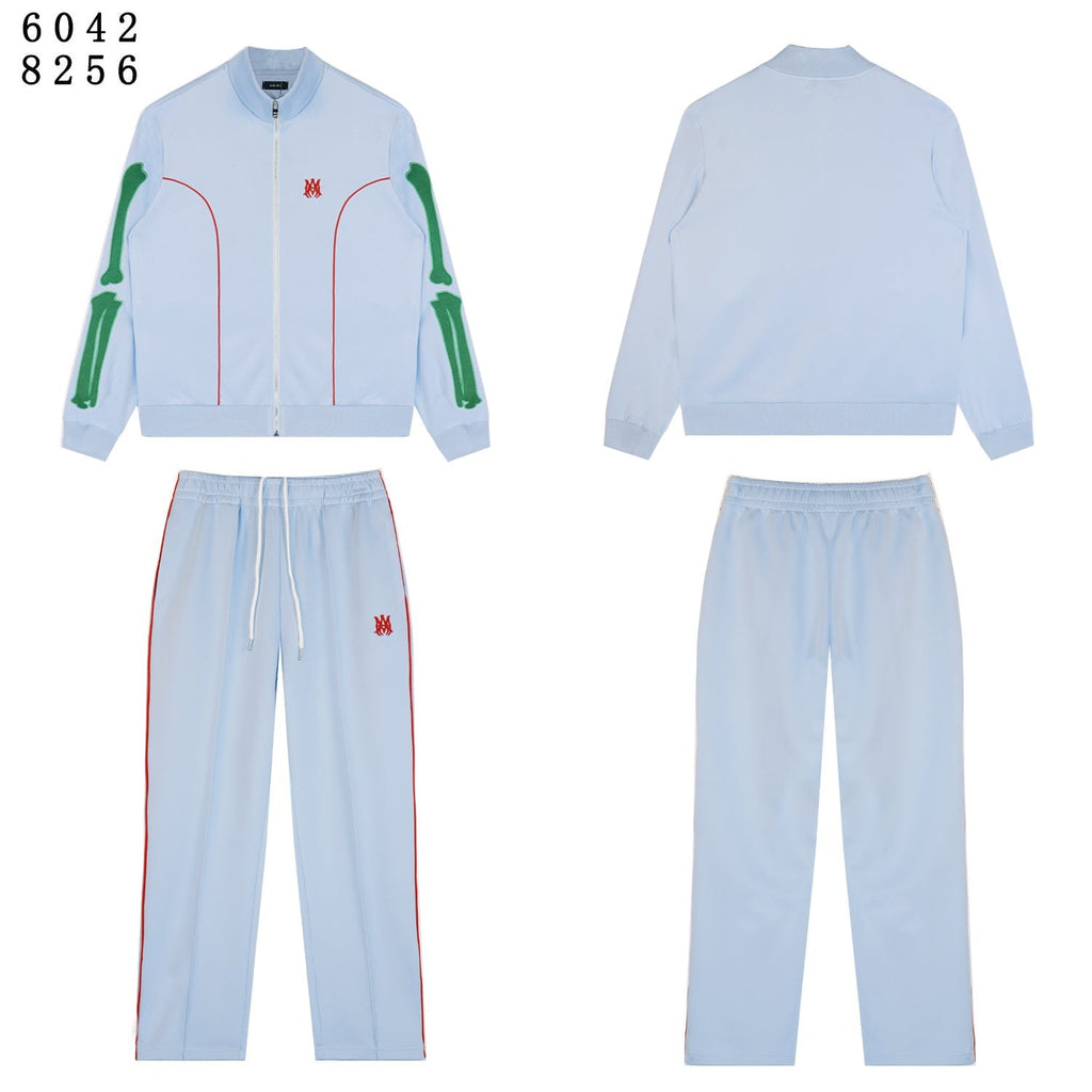 AMIRI Bones Track Jacket & Pants Matching Set