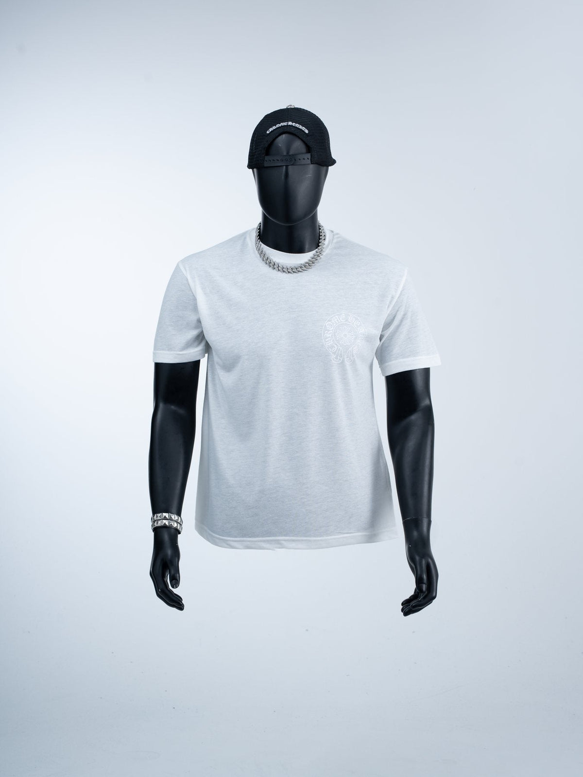 Chrome Hearts Flag Graphic Short-Sleeve T-Shirt