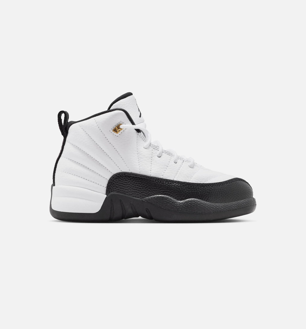 Air Jordan 12 Retro 'Taxi' Preschool - White/Black/Taxi