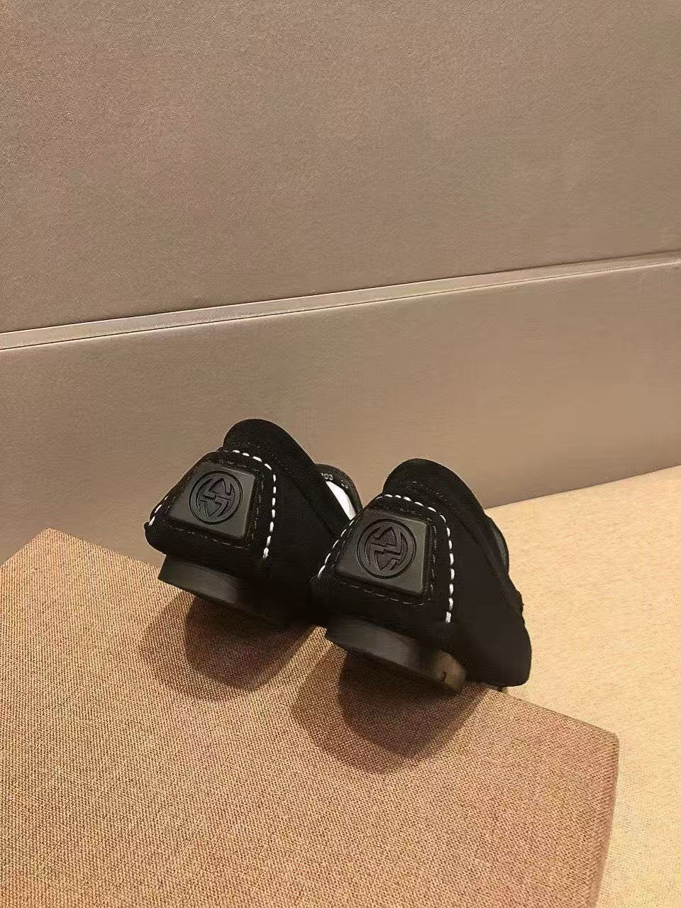 Gucci Black Bee-Embroidered Loafers