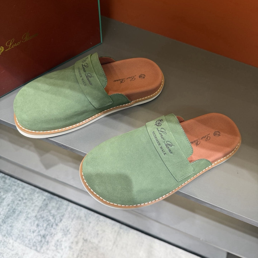 Loro Piana Open-Back Loafer Mules